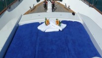 Lady Tatiana of London -  Foredeck with Sunpads